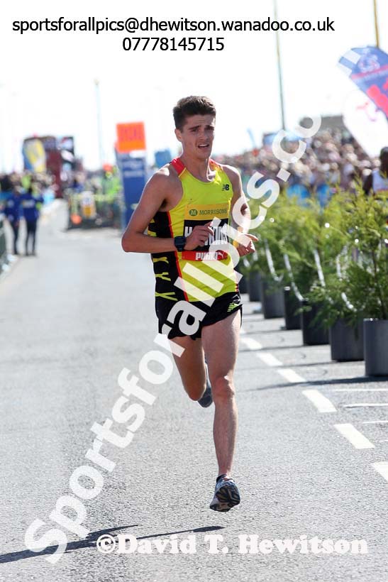 Callum Hawkins mens Morrisons Great North Run. Photo: David T. Hewitson/Sports for All Pics